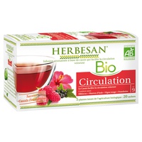 BIO de eliminação da circulação da infusão de Herbesan 20 saquetas de infusão (Groselha - Framboesa) - Herbesan