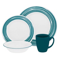 Louça de Vidro Brushed Turquoise 16 unidades - Corelle