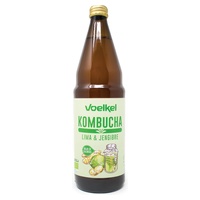 Kombuchá de limão e gengibre orgânico 750 ml (Gengibre - Lima) - Voelkel