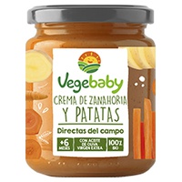 Boião Creme de Cenoura e Batatas (a partir de 6 meses) 190 g - Vegebaby