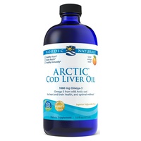 Óleo de fígado de bacalhau do Ártico 1060mg de laranja 473 ml (Laranja) - Nordic Naturals