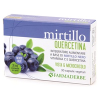 Mirtilo quercetina 30 cápsulas - Farmaderbe