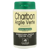 Argila verde / carvão vegetal 120 cápsulas - Naturado