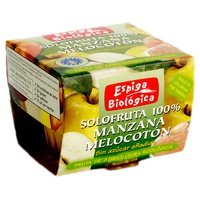 Compota de Maçã e Pêssego Bio 2 unidades de 100g - Espiga Biológica
