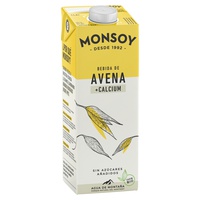 Bebida de Aveia e Cálcio Bio 1 L - Monsoy