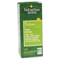 Óleo Essencial Limão Bio 10 ml de óleo essencial (Limão) - Naturesun'Arôms