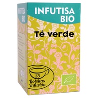 chá verde orgânico 25 saquetas de infusão - Infutisa