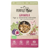 Granola de figo orgânico e amêndoas ativadas 250 g (Amêndoa) - Perfect Bio