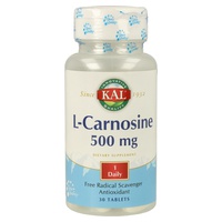 L-Carnosine 30 tabletes de 500mg - Kal