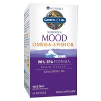 Óleo de peixe Minami Mood Omega-3 60 pérolas - Garden of Life