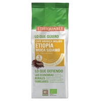 Café moca orgânico premium da Etiópia 250 g - Ethiquable