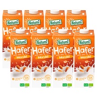 Bebida orgânica de aveia e amêndoa 8 unidades de 1L - Natumi