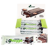 Barras de proteína vegetariana com sabor de brownie duplo 24 barras de 50g (Brownie) - Olimp Sport Nutrition