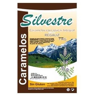 Rebuçados de Regaliz com Açúcar Integral 1 kg - Silvestre
