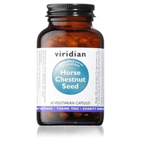 Extrato padronizado de castanha da Índia 60 cápsulas vegetais - Viridian