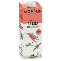 Bebida de aveia orgânica sem açúcar 1 L (Aveia) - Monsoy