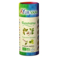 Rasavana Bio 60 cápsulas vegetais de 505mg - Ayur-Vana