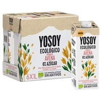Pacote de aveia yosoy orgânico 0% açúcar 6 unidades de 1L - YoSoy Eco