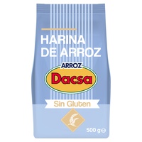 Farinha de arroz sem glúten 500 g - Natur Dacsa