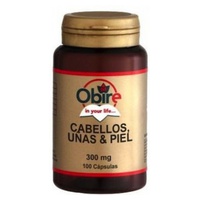 Cabelo e Unhas (Levedura + Selénio) 100 cápsulas de 225mg - Obire