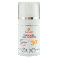 Creme Solar Facial FPS 30+ com Filtros Minerais 50 ml de creme - Viventie