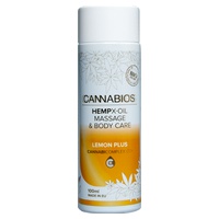 Óleo de Massagem X-Oil Lemon Plus 100 ml de óleo - Cannabios