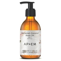 Reabastecer o óleo corporal de coco 250 ml de óleo (Madeiras perfumadas) - APoEM