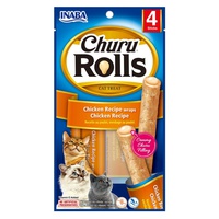 Churu Rolls for Cats Chicken Recipe 4 sticks - Inaba