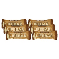 Pacote Lifebar (sabor castanha do Brasil) 6 unidades - Lifefood