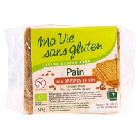 Pão com Sementes de Linhaça Bio 7 unidades - Ma Vie sans Gluten