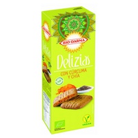 Delizias com Curcuma e Chia 125 g - Bio-Darma