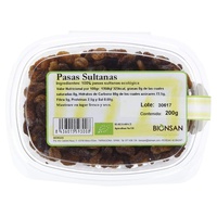 Passas Sultanas Bio 200 g - Bionsan