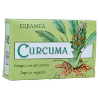 Açafrão 50 cápsulas vegetais de 400mg - Erbamea