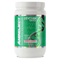 AminoJect Naturals, limonada de framboesa 480 g - Evogen