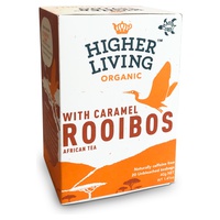 Chá Roiboos de Caramelo Orgânico 20 saquetas de infusão - Higher Living