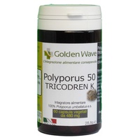 Polyporus 50 TricoDren-K 60 cápsulas vegetais de 480mg - Golden Wave