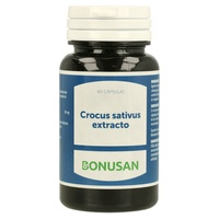 Extrato de açafrão Crocus Sativus 60 cápsulas - Bonusan