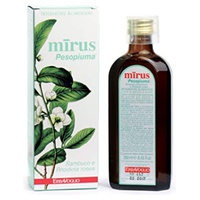 Mirus - Bebida Pesopiuma Com Sabugueiro E Rhodiola Rosea 250 ml - Erbavoglio