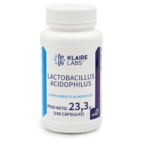 Lactobacillus acidophilus 100 cápsulas - Klaire Labs