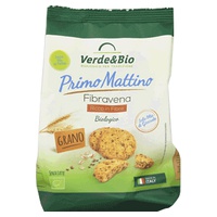 Biscoitos Bio Fibravena Com Aveia E Farelo De Trigo 250 g - Verde&Bio