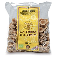 Orecchiette de trigo integral 500 g - La Città del Sole