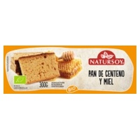 Pão de Centeio Integral com Mel 300 g - Natursoy