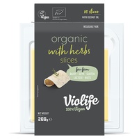 Fatias de queijo vegano com ervas finas Bio 200 g - Violife