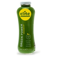 Bebida Green Power Drenante Bio 414 ml (Limão - Banana - Salsa - Espinafre) - Elite Naturel