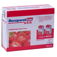 Recuperat-Ion Soro Oral SRO (sabor morango) 2 unidades de 250ml (Morango) - Recuperat-Ion