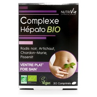 Complexo de hepato orgânico 30 comprimidos - Nutrivie