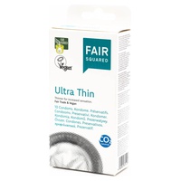 Preservativos ultrafinos 100% látex natural 10 unidades - Fair Squared