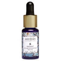 Radiant Óleo de Contorno de Olhos e Lábios 18 ml de óleo - Akori