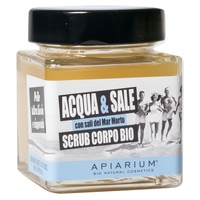 Água orgânica e esfoliante corporal de sal 410 g de gel - Apiarium