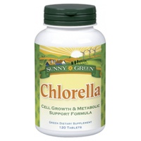 Chlorella 120 tabletes de 500mg - Sunny Green